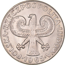 Coin, Poland, 10 Zlotych, 1965, Warsaw, AU(50-53), Copper-nickel, KM:55