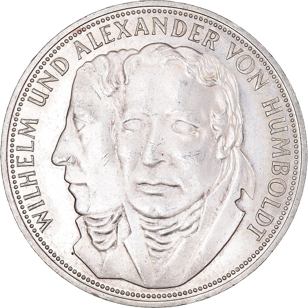 Moneta, GERMANIA - REPUBBLICA FEDERALE, 5 Mark, 1967, Stuttgart, Wilhelm and