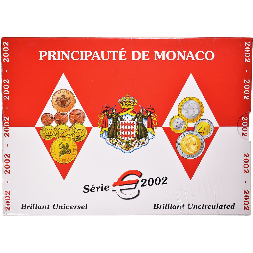 Monaco, Coffret, 2002, FDC, FDC, (No Composition)