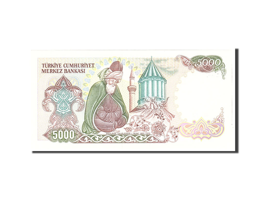 Banknote, Turkey, 5000 Lira, 1970, Undated, KM:197, UNC(65-70)