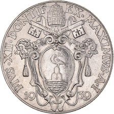 Coin, VATICAN CITY, Pius XII, 50 Centesimi, 1939, Pivs XII, AU(50-53), Nickel
