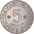 Moeda, Argélia, 5 Dinars, 1972, Paris, Privy mark: dolphin, EF(40-45), Níquel