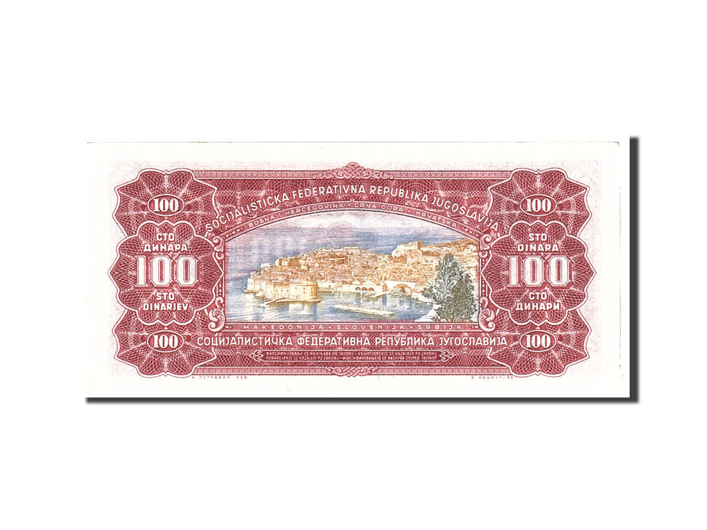 Banknote, Yugoslavia, 100 Dinara, 1963, 1963-05-01, KM:73a, UNC(65-70)