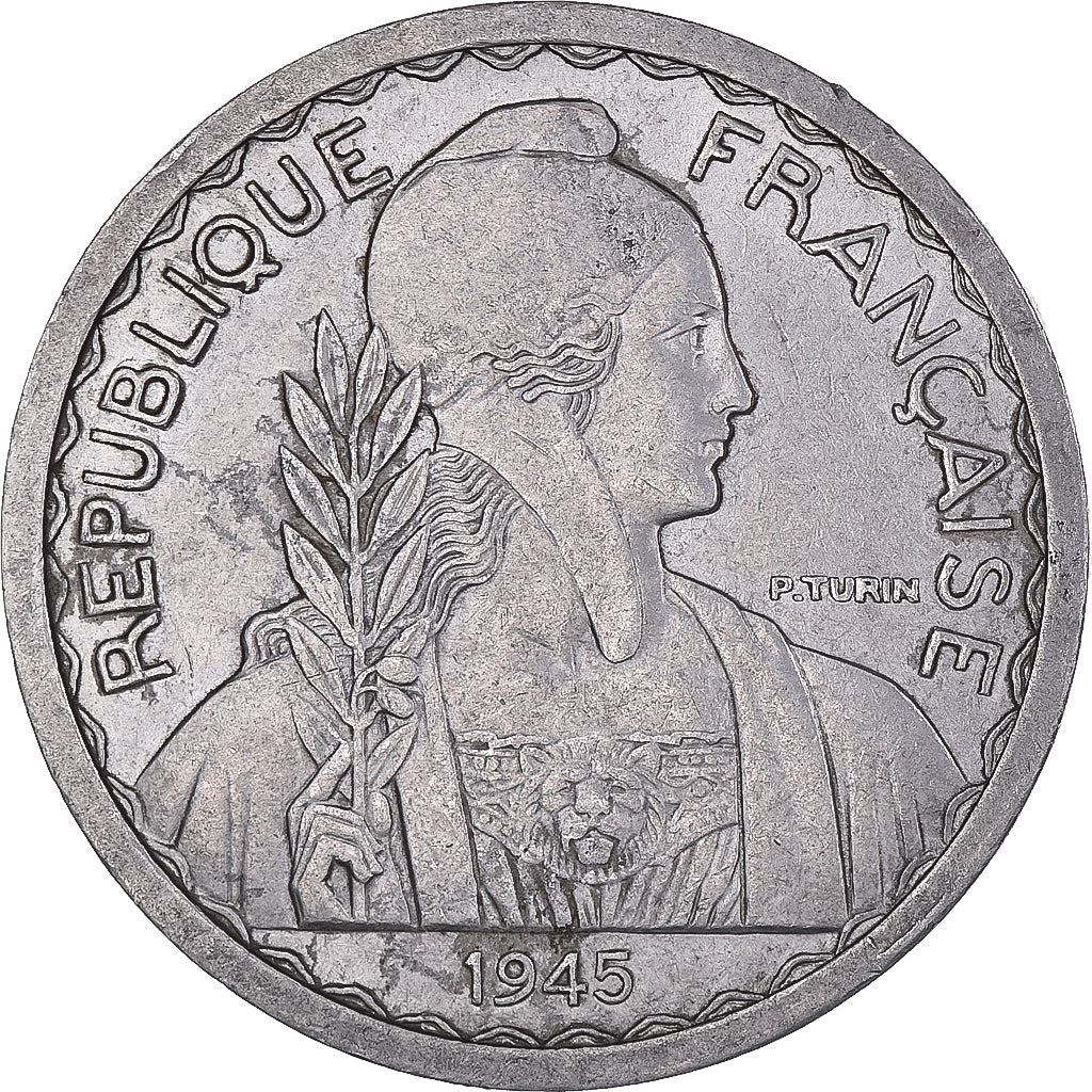 Coin, FRENCH INDO-CHINA, 20 Cents, 1945, Beaumont - Le Roger, VF(30-35)