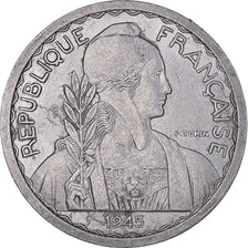 Coin, FRENCH INDO-CHINA, 20 Cents, 1945, Beaumont - Le Roger, VF(30-35)