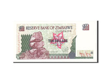 Banconote, Zimbabwe, 10 Dollars, 1997, KM:6a, Undated, FDS