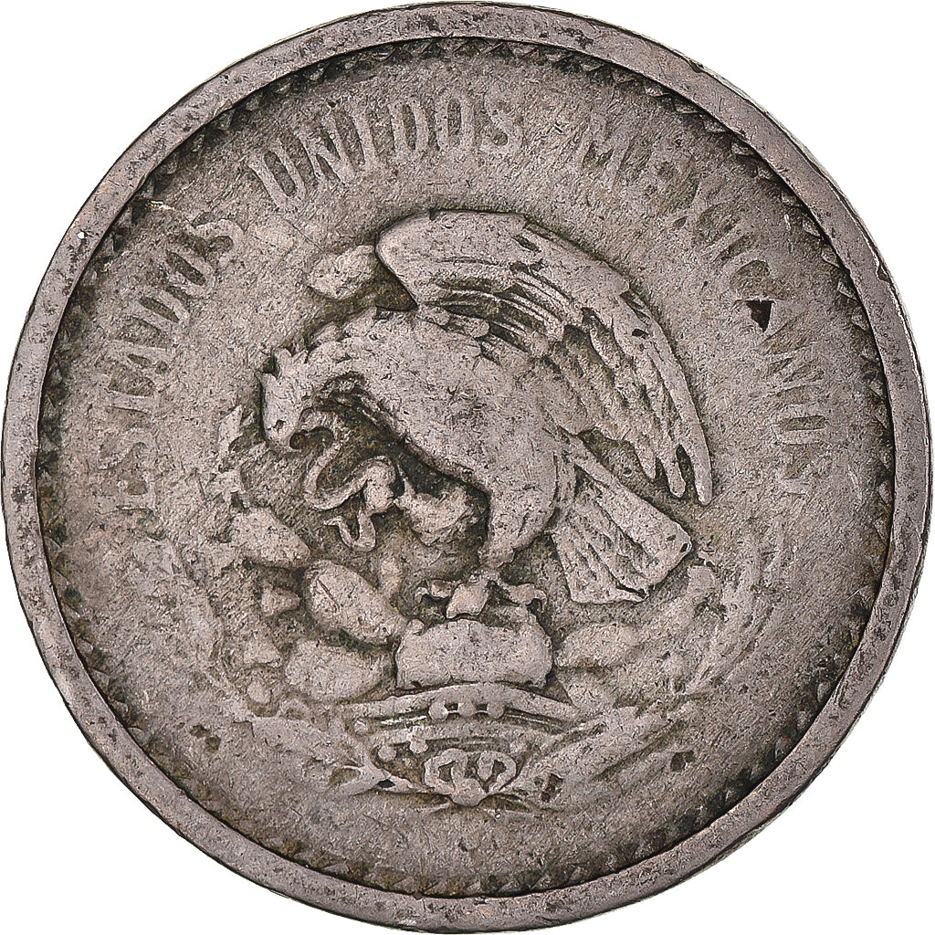 Moneda, México, 10 Centavos, 1936, Mexico City, BC, Cobre - níquel, KM:432