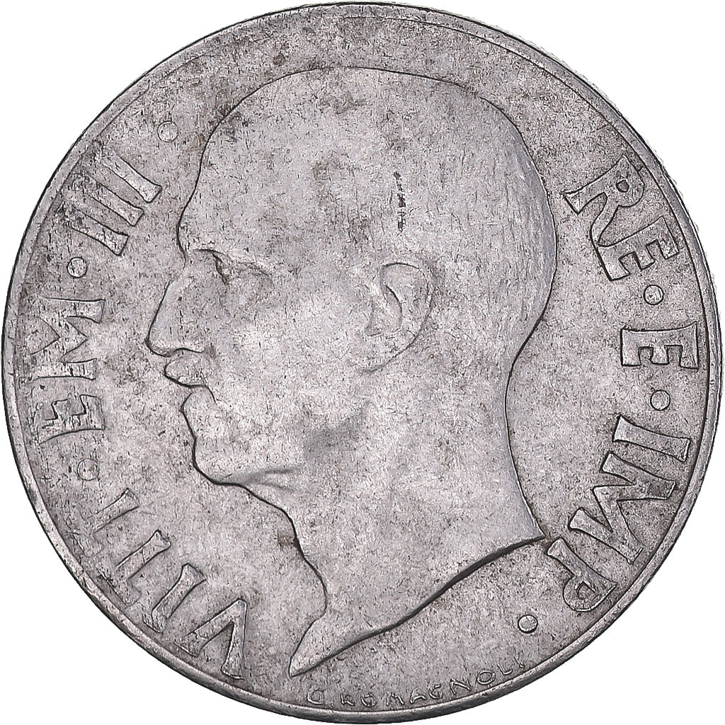 Moneda, Italia, Vittorio Emanuele III, 20 Centesimi, 1941, Rome, BC+, Acero