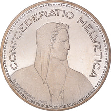 Coin, Switzerland, 5 Francs, 1990, Bern, FDC.BE, MS(65-70), Copper-nickel