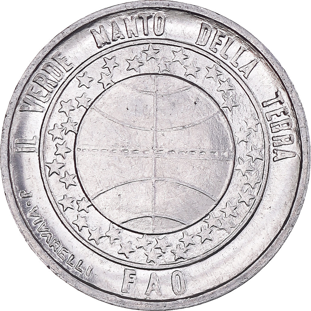 Coin, San Marino, Lira, 1977, FAO Commemorative Environment, MS(60-62)