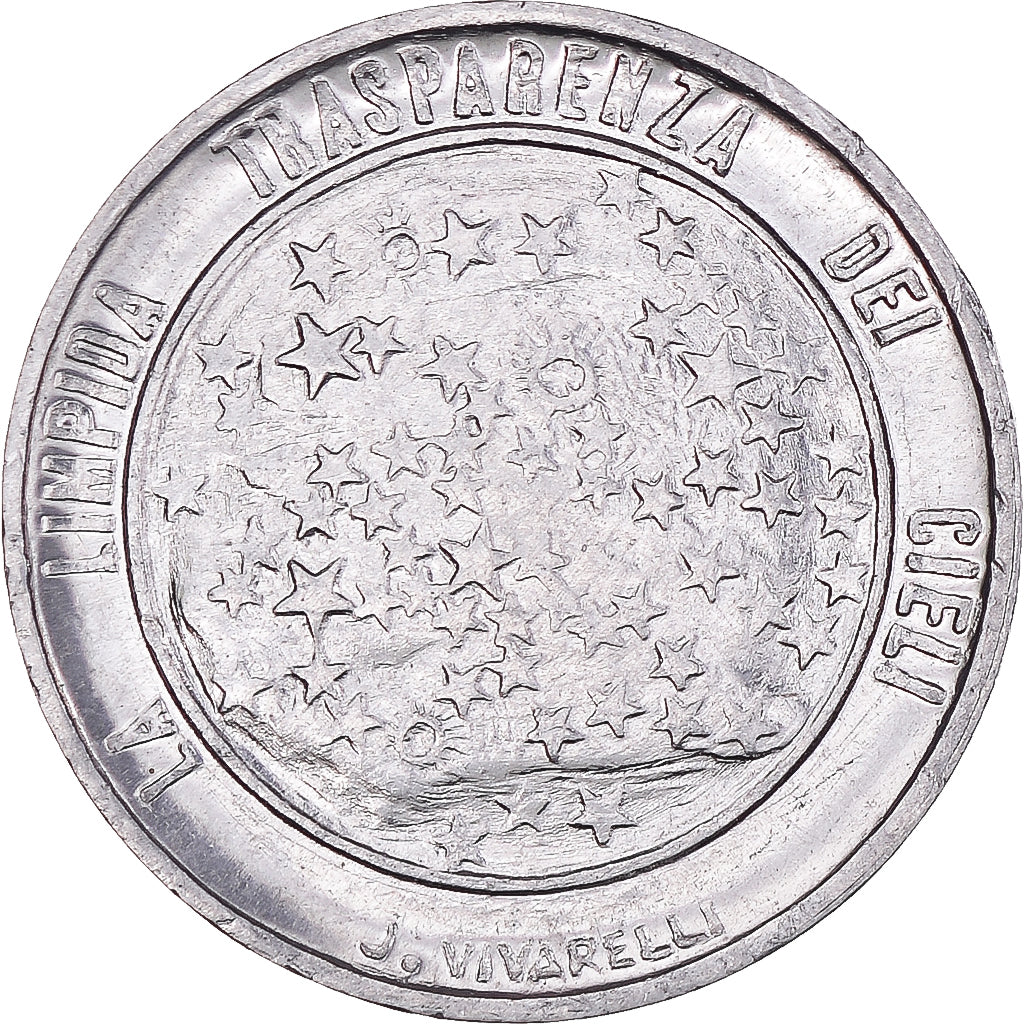 Münze, San Marino, 5 Lire, 1977, VZ, Aluminium, KM:65