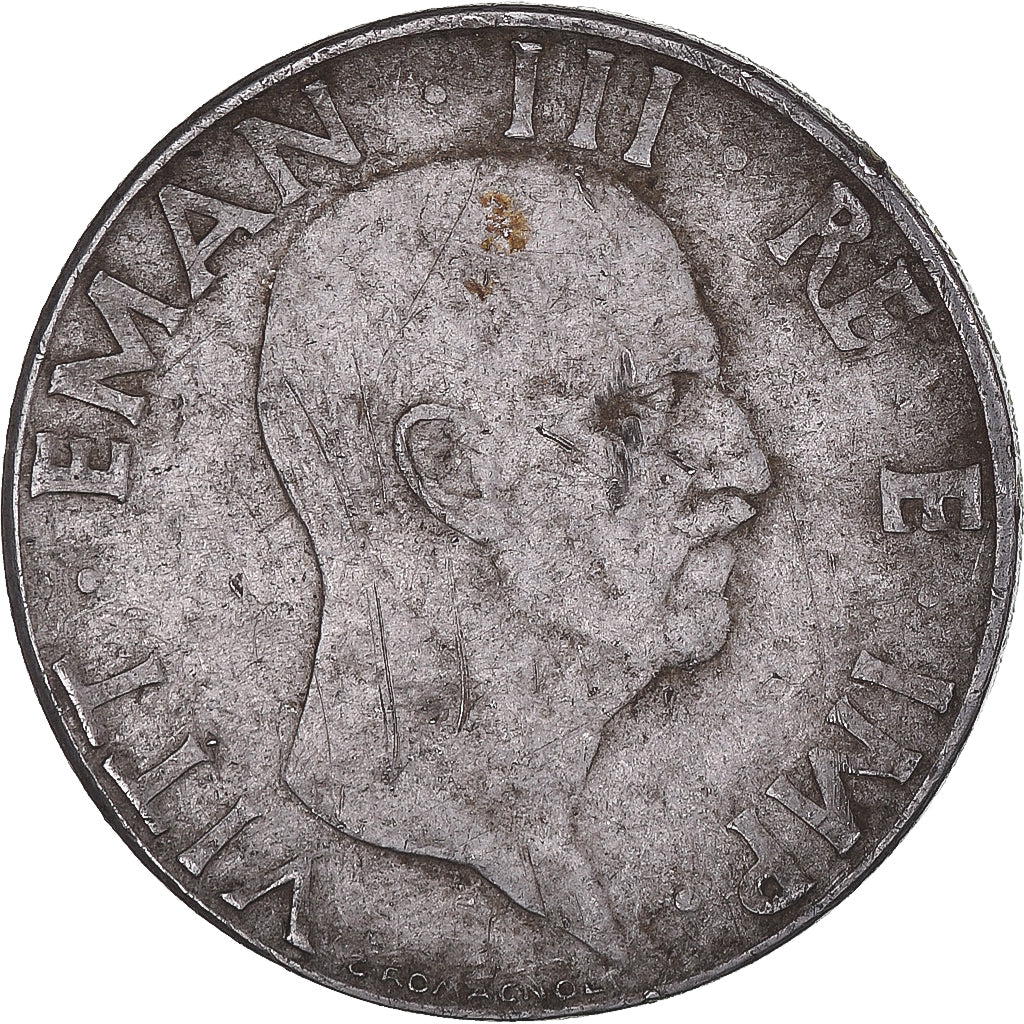 Moneda, Italia, Vittorio Emanuele III, 50 Centesimi, 1940, Rome, BC+, Acero