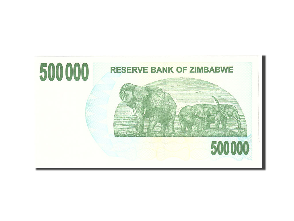 Banknote, Zimbabwe, 500,000 Dollars, 2007, 2007-07-01, KM:51, UNC(65-70)