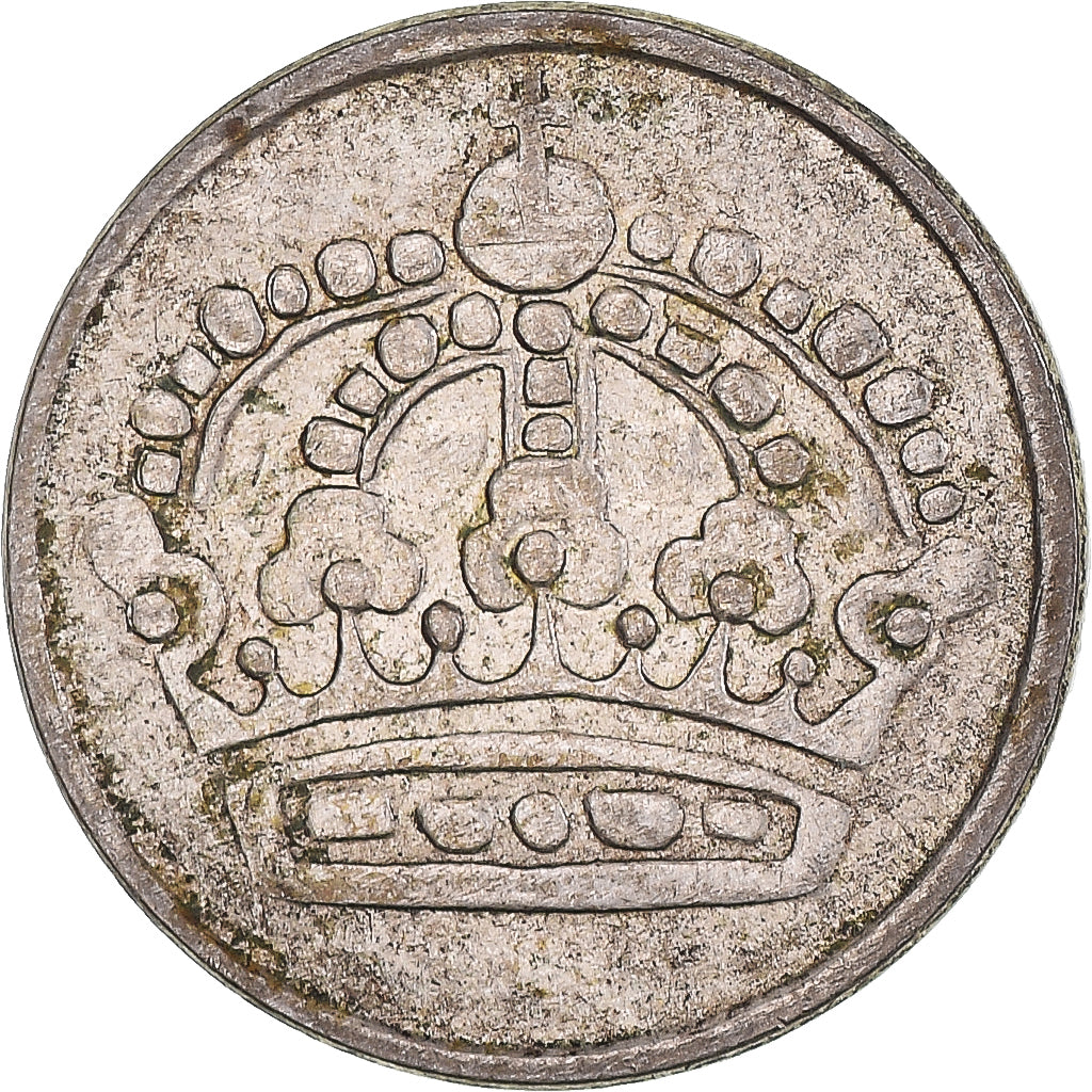 Coin, Sweden, Gustaf VI, 25 Öre, 1959, VF(20-25), Silver, KM:824