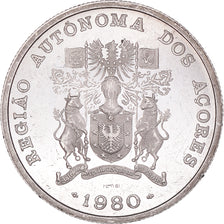 Moeda, Portugal, 25 Escudos, 1980, Autonomie régionale des Açores ,BE