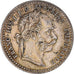 Moeda, Áustria, Franz Joseph I, 10 Kreuzer, 1872, AU(50-53), Prata, KM:2206