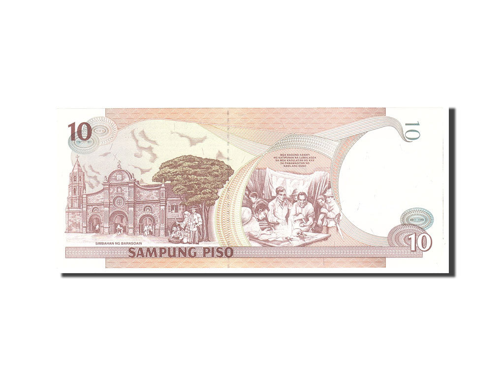 Philippines, 10 Piso, 1998, KM:187b, Undated, UNC(65-70)