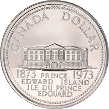 Coin, Canada, Elizabeth II, Dollar, 1973, Royal Canadian Mint, Ottawa, Île du