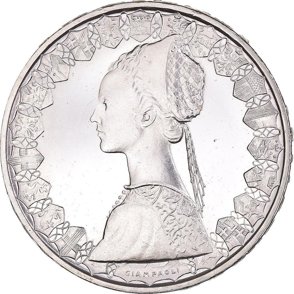 Coin, Italy, 500 Lire, 1969, Rome, BU, MS(63), Silver, KM:98