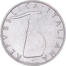 Coin, Italy, 5 Lire, 1966, Rome, AU(55-58), Aluminum, KM:92