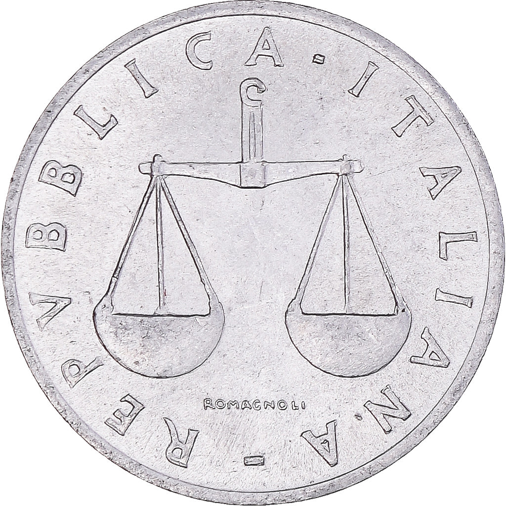 Monnaie, Italie, Lira, 1954, Rome, SUP, Aluminium, KM:91