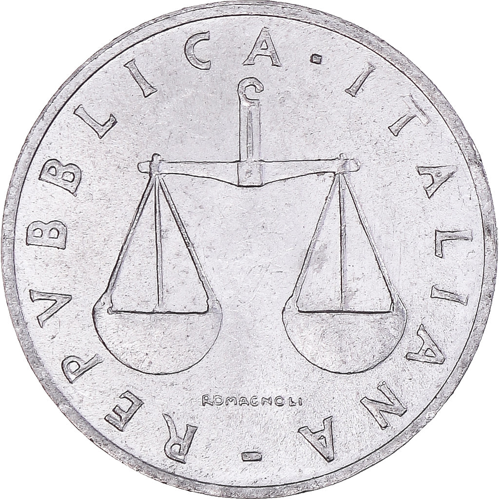 Coin, Italy, Lira, 1954, Rome, AU(55-58), Aluminum, KM:91