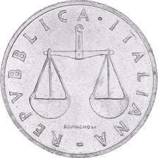 Coin, Italy, Lira, 1954, Rome, AU(55-58), Aluminum, KM:91