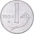 Moneta, Włochy, Lira, 1954, Rome, AU(50-53), Aluminium, KM:91