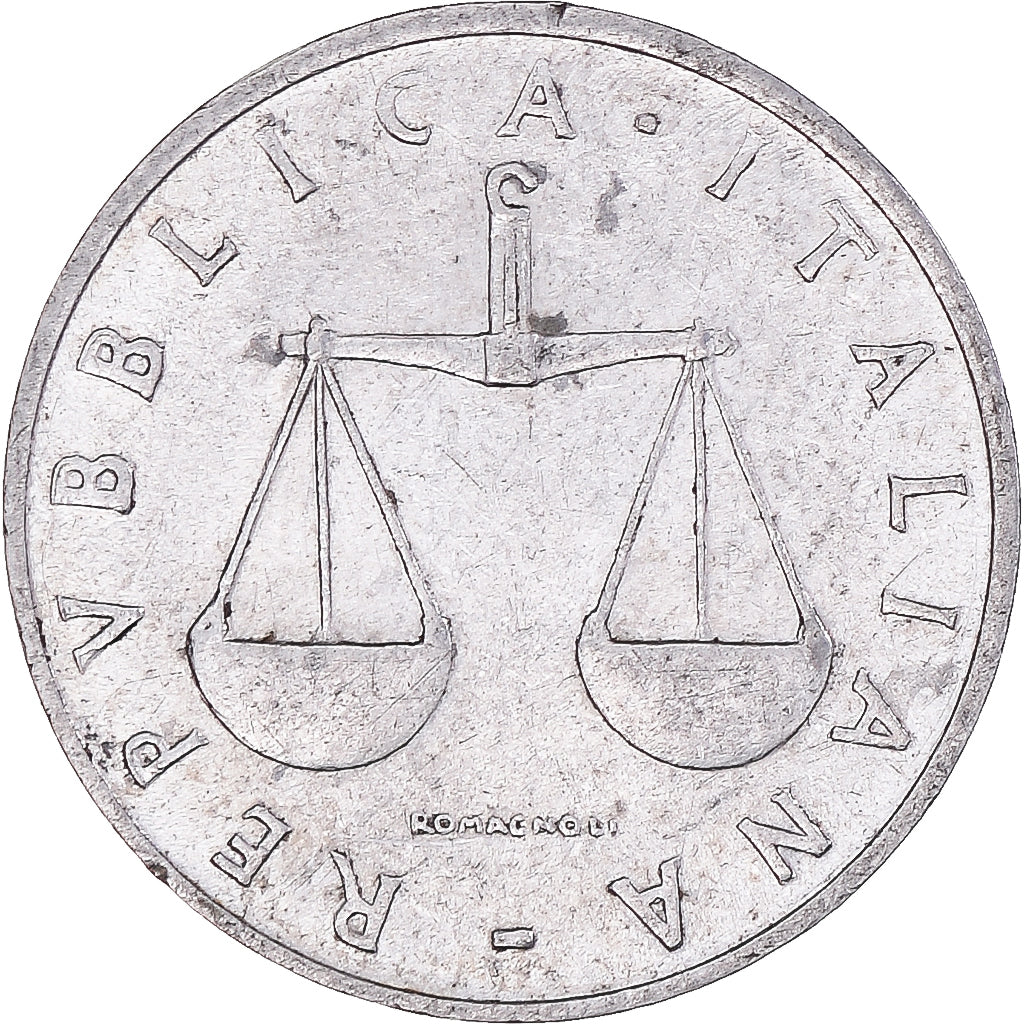 Moneta, Italia, Lira, 1956, Rome, BB+, Alluminio, KM:91