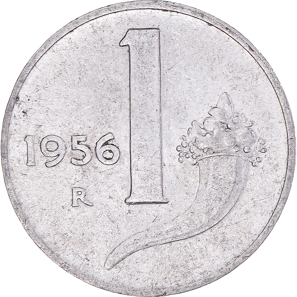 Moneta, Italia, Lira, 1956, Rome, BB+, Alluminio, KM:91
