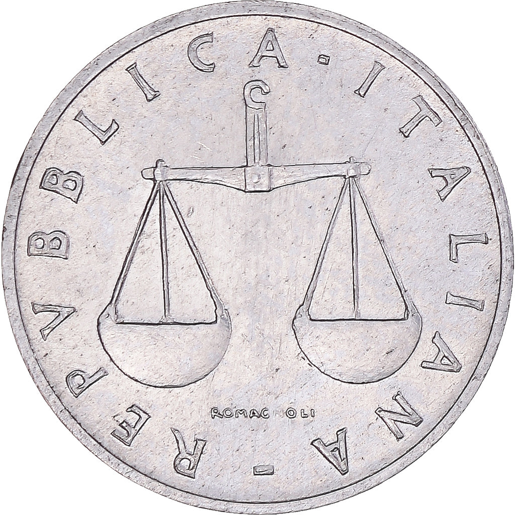 Moeda, Itália, Lira, 1958, Rome, VF(30-35), Alumínio, KM:91