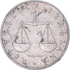 Coin, Italy, Lira, 1959, Rome, VF(30-35), Aluminum, KM:91