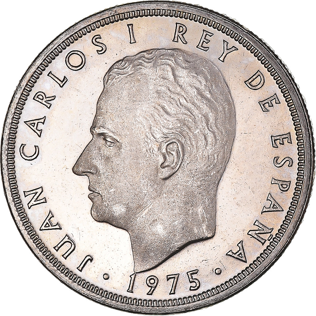Monnaie, Espagne, Juan Carlos I, 5 Pesetas, 1975 (76), BE, SPL, Cupro-nickel