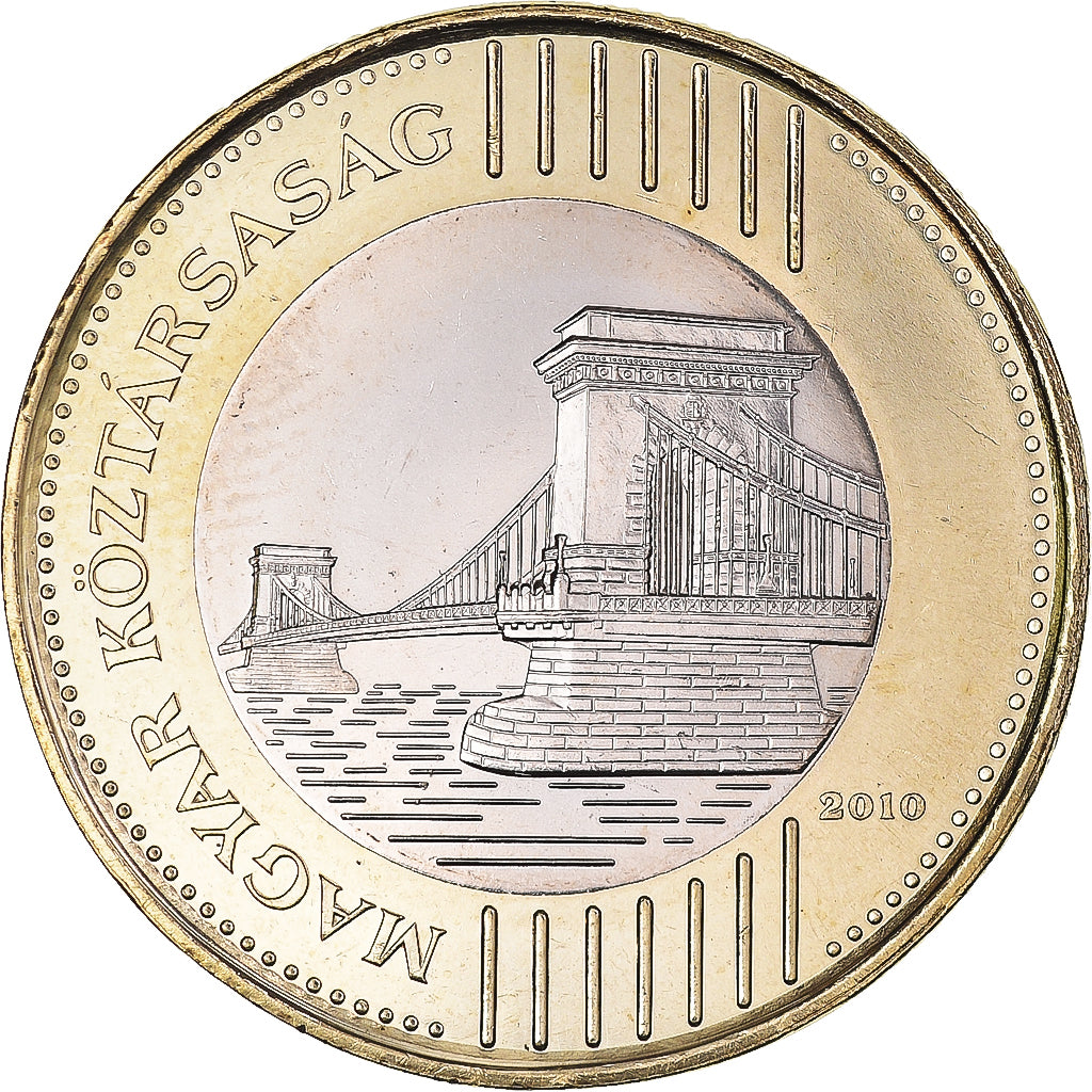 Moneta, Ungheria, 200 Forint, 2010, Budapest, SPL, Bi-metallico, KM:826