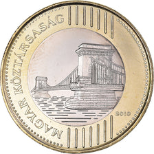 Moneta, Ungheria, 200 Forint, 2010, Budapest, SPL, Bi-metallico, KM:826
