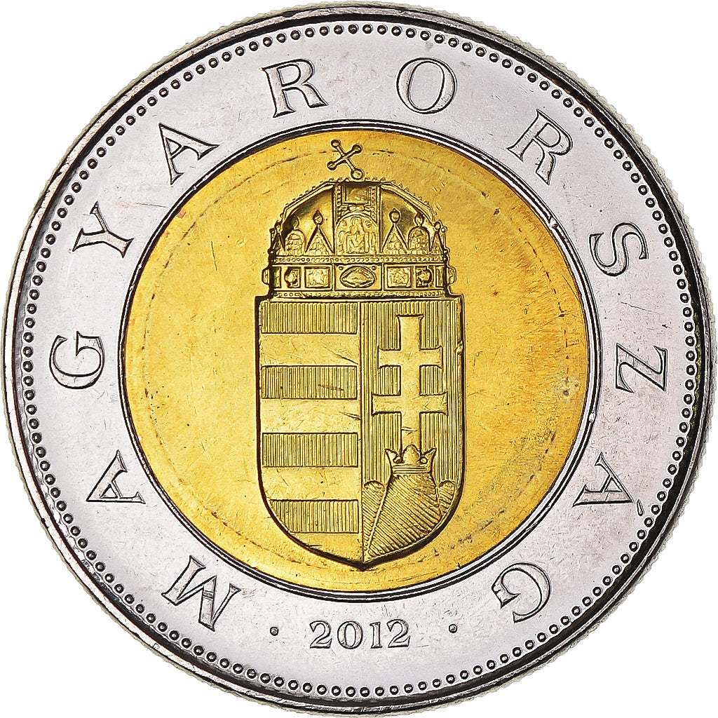 Coin, Hungary, 100 Forint, 2012, Budapest, MS(63), Bi-Metallic, KM:851