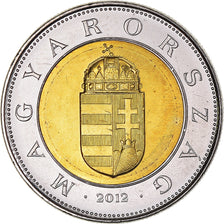 Coin, Hungary, 100 Forint, 2012, Budapest, MS(63), Bi-Metallic, KM:851