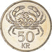 Coin, Iceland, 50 Kronur, 2005, MS(63), Nickel-brass, KM:31