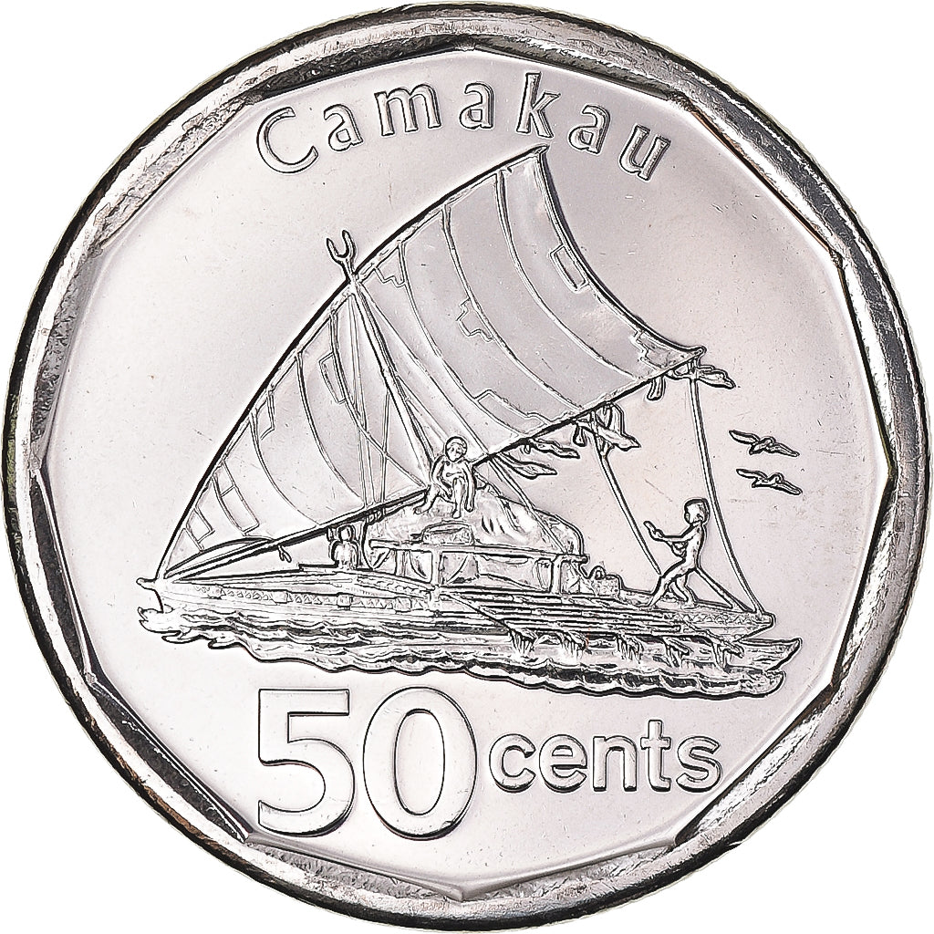 Moneta, Figi, 50 Cents, 2012, Varivoce, FDC, Acier plaqué nickel, KM:335