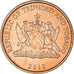 Moneda, TRINIDAD & TOBAGO, Cent, 2012, FDC, Bronce, KM:29