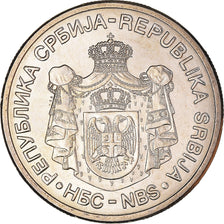 Moneda, Serbia, 10 Dinara, 2010, SC, Cobre - níquel - cinc, KM:41