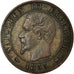 Coin, France, Napoleon III, Napoléon III, Centime, 1855, Marseille, AU(55-58)