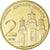 Coin, Serbia, 2 Dinara, 2013, MS(63), Copper-Brass, KM:55
