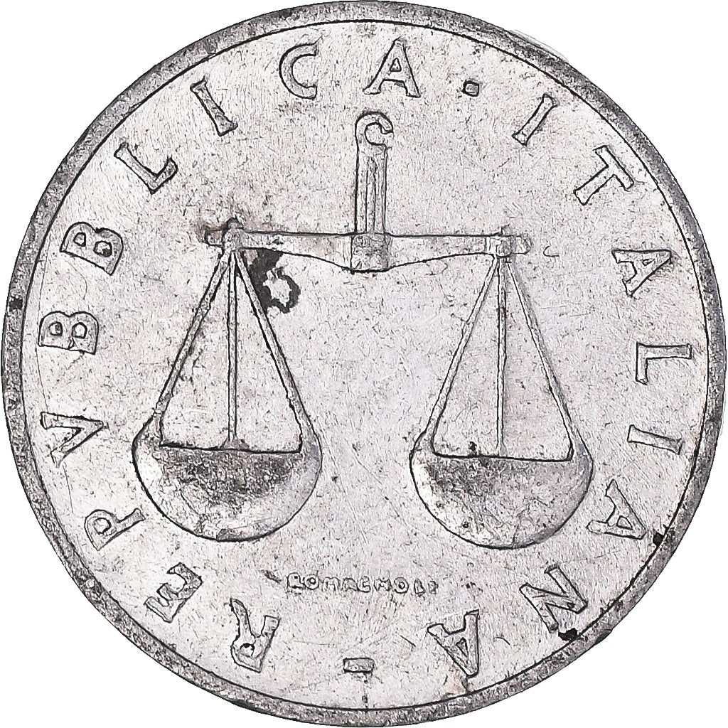 Münze, Italien, Lira, 1955, Rome, SS, Aluminium, KM:91
