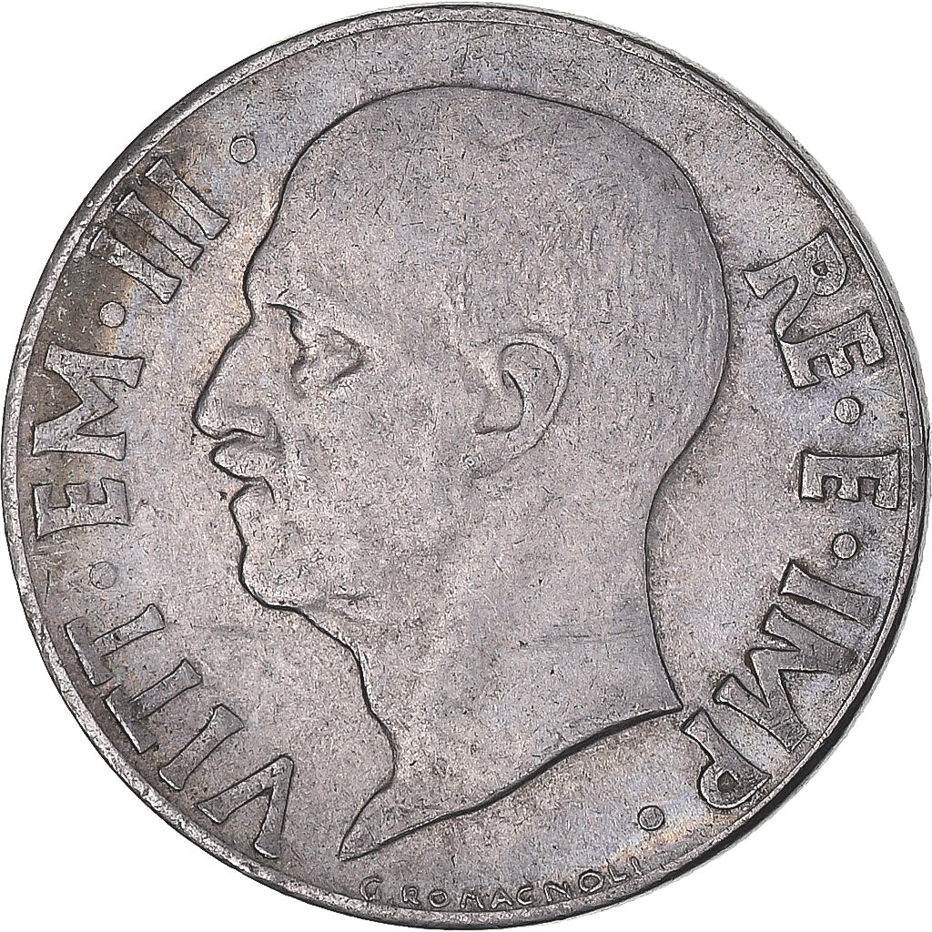 Moneda, Italia, Vittorio Emanuele III, 20 Centesimi, 1942, Rome, BC+, Acero