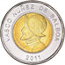 Coin, Panama, Balboa, 2011, Royal Canadian Mint, MS(65-70), Bi-Metallic, KM:141