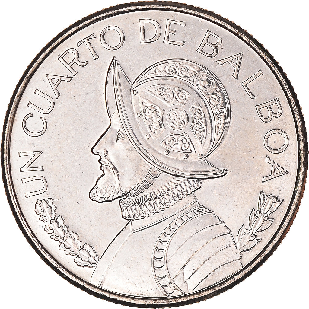Moneda, Panamá, 1/4 Balboa, 2018, FDC, Cuivre/Nickel, KM:128.2