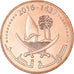 Moeda, Catar, 10 Dirhams, 1437 (2016), MS(65-70), Aço Revestido a Cobre, KM:82