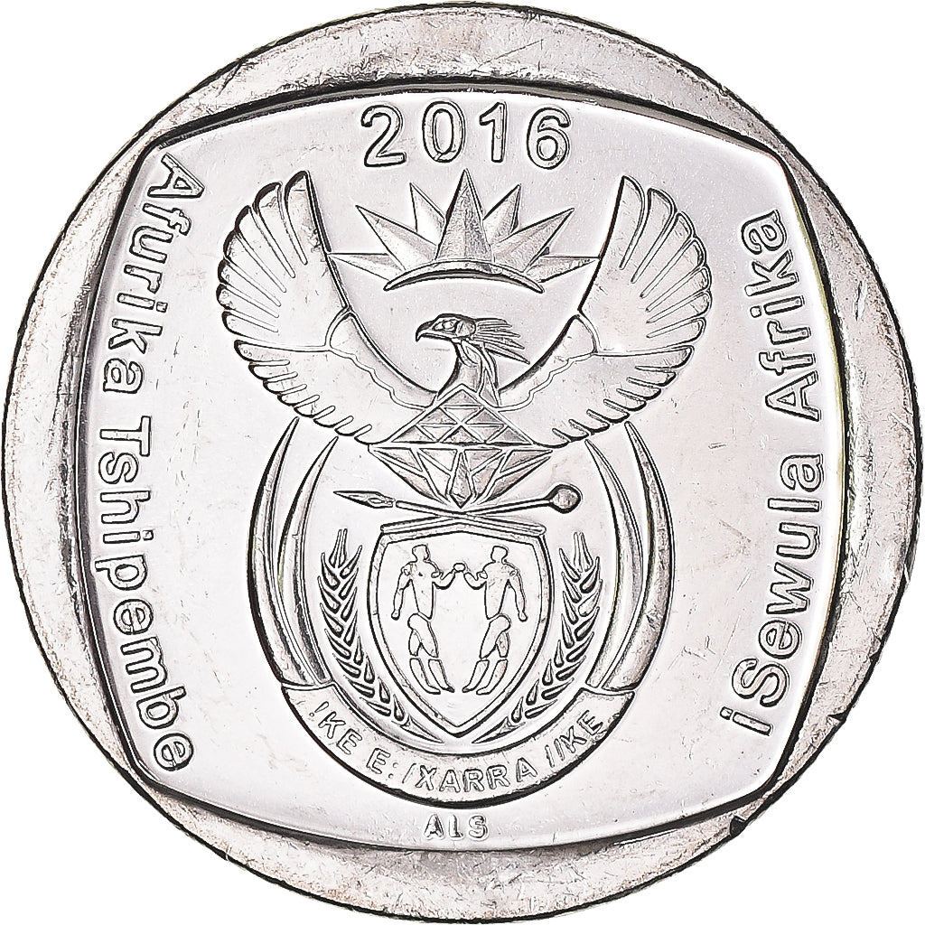 Moneda, Sudáfrica, 2 Rand, 2016, FDC, Níquel chapado en cobre, KM:336