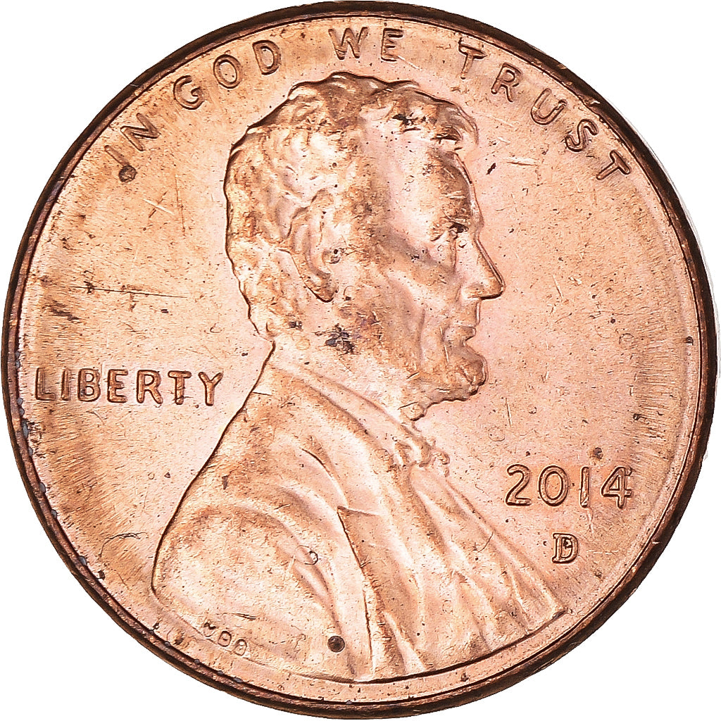 Moneta, Stati Uniti, Lincoln - Shield Reverse, Cent, 2014, U.S. Mint, Denver